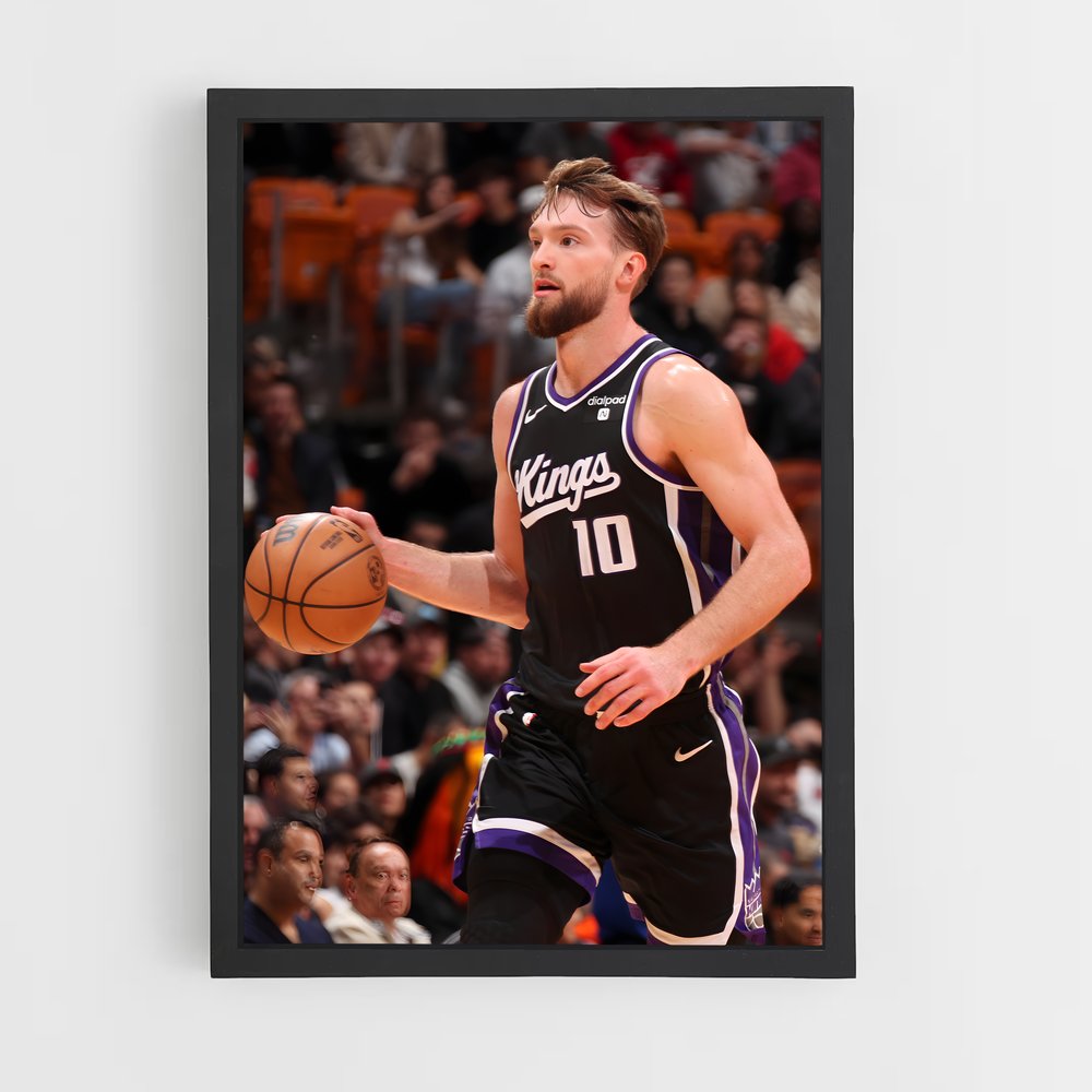 Poster Domantas sabonis – affiche Basketball (vue 2)